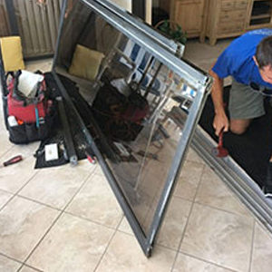 sliding glass door frame repair Jupiter